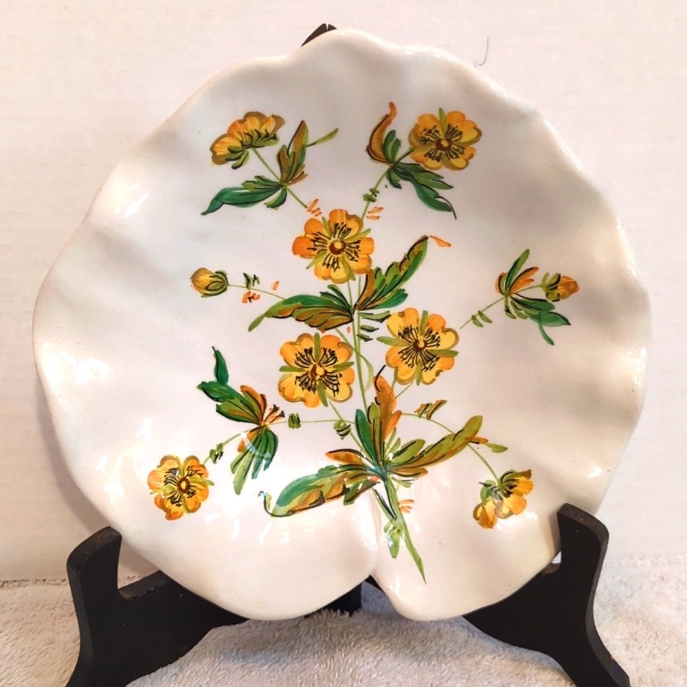 Rare Vintage Bonwit Teller Porcelain Plate Made In Italy